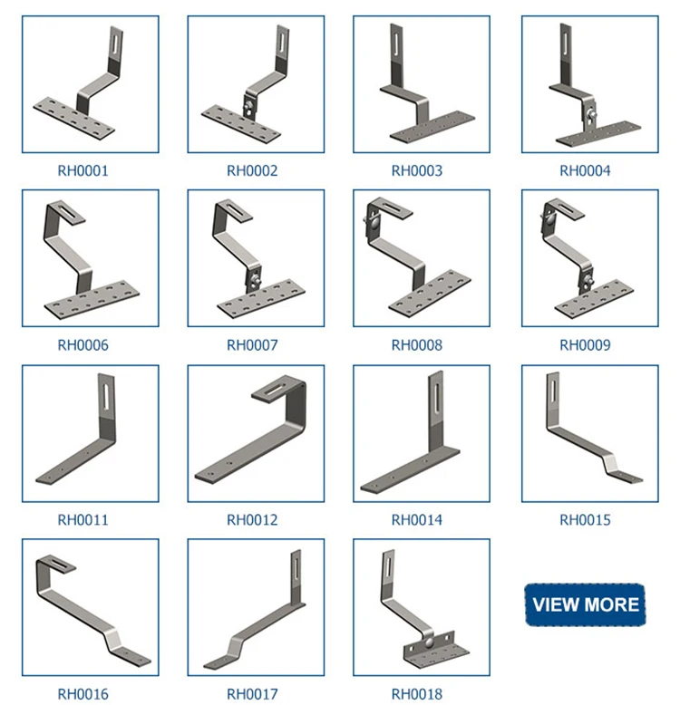 SUS304 Tile Roof Hook - Secure Solar PV Installation