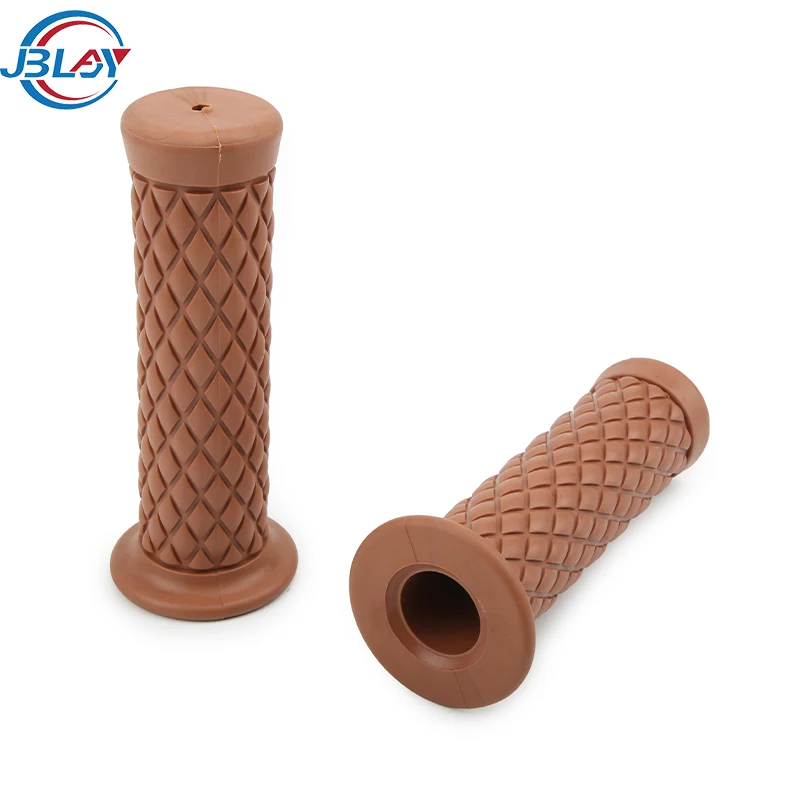 1 Paire 7/8 '' 22mm Noir Poignées De Guidon Universel En Caoutchouc