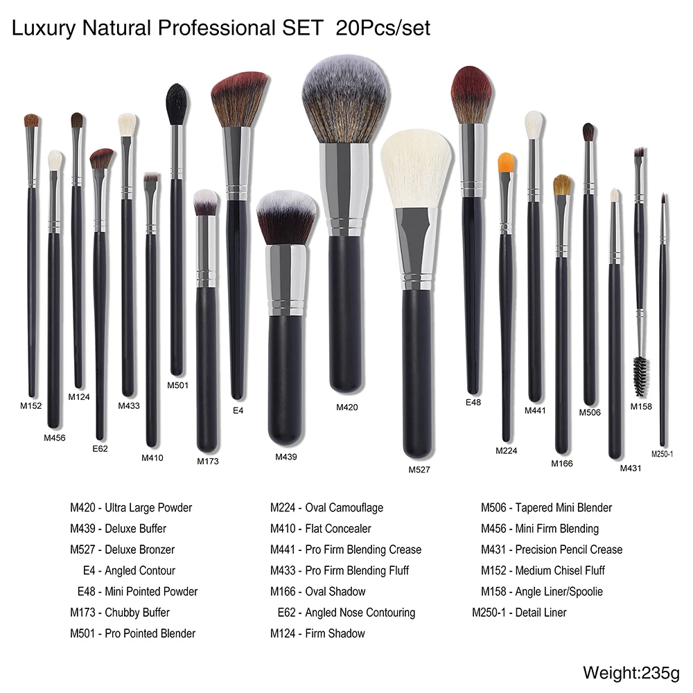 M456 - Mini Firm Blending Eyeshadow Brush