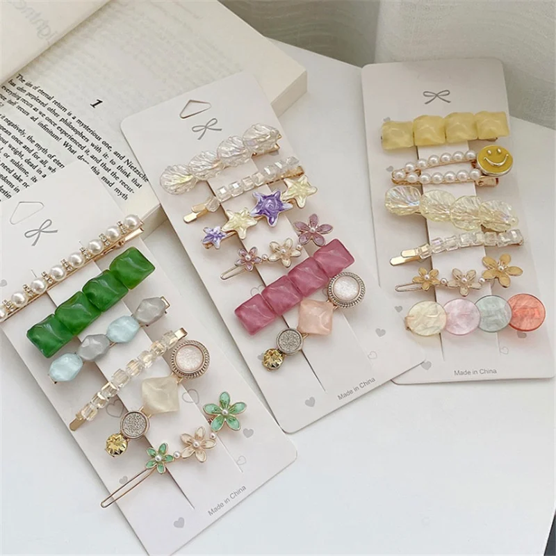 Лидер продаж симпатичная женская заколка с жемчугом в стиле instagram супер волшебная для волос