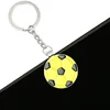 Keychain Style Football/Yellow and Black