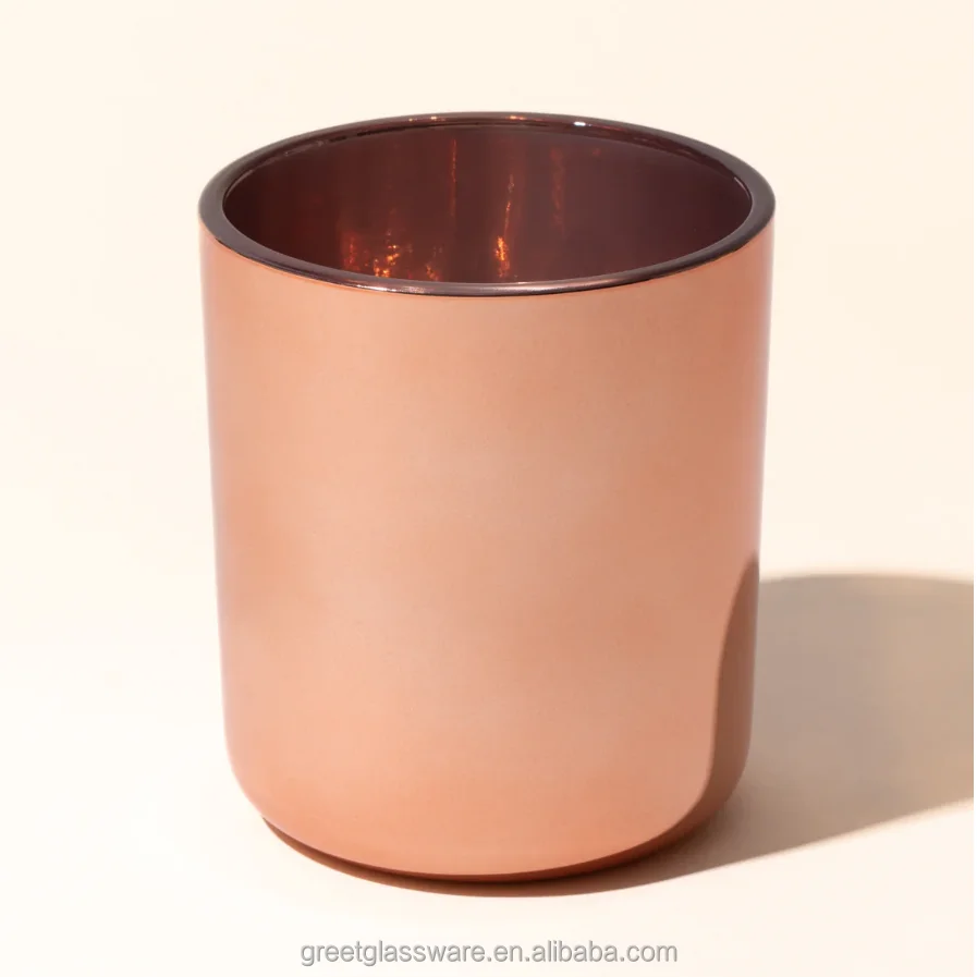 Luxury Gold 12oz Aura Vessel Candle Jar with Metal Lid - Ideal Scented ...