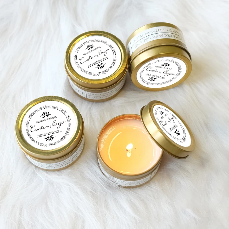 Освещение ароматизированные свечи в стеклянной банке для свечей с личным