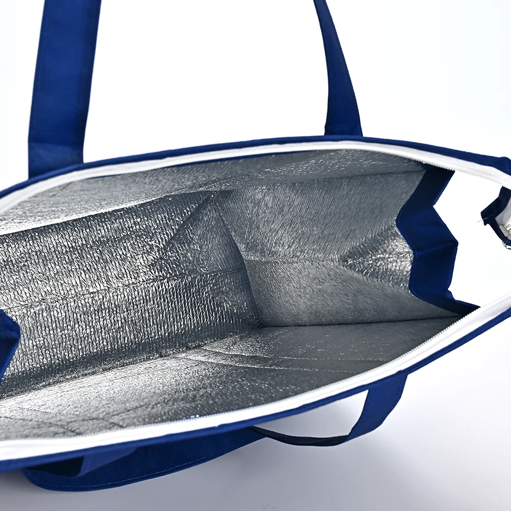 Eco Friendly Reusable Organic RPET Tote Bag Grocery Cotton Cloth Shopping Bags with Custom logo Printed supplier