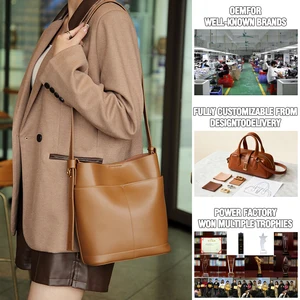 Factory Wholesale Custom Retro Women's Leather Shoulder Bag Luxury High-quality Crossbody Bag Handbag for Ladies Manufacturer