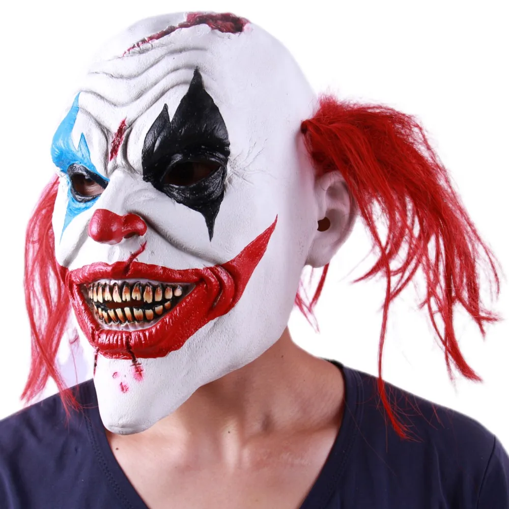 Halloween Horror Face Masks 4 Pack, 3D Color Printed