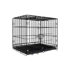 Dog Cages Metal Dog Kennels Stainless Steel Foldable Indoor Large Pet Dog Cages