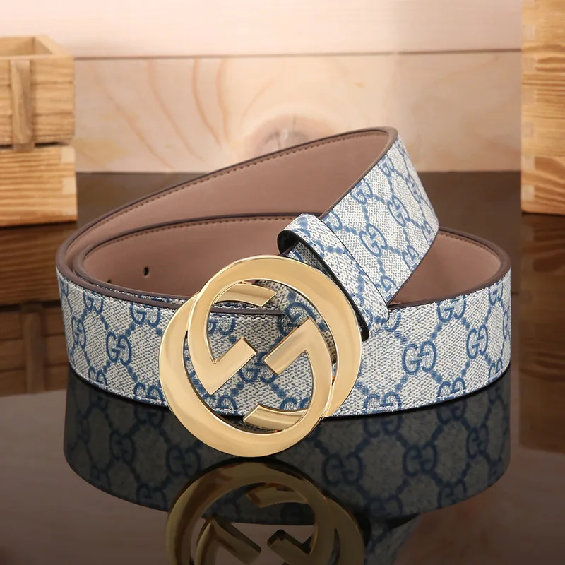 New Arrival Luxury Genuine Leather Metal Buckle Designer Belts Famous