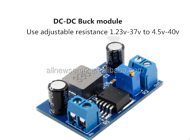 Hot offer Buck module 1.23v-37v output power module 20W high power output 4A buck module  DC-DC adjustable resistance