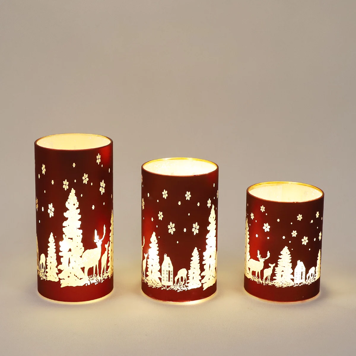 decoration christmas led lights christmas candles custom crystal candle holders lanterns candle jars