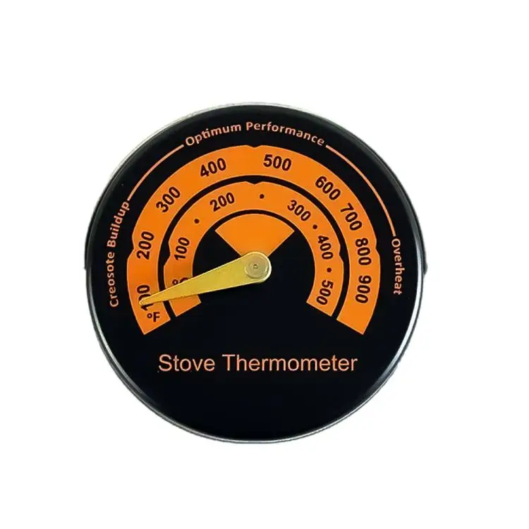 Wood Stove Thermometer Magnetic Oven Stove Temperature Meter Stove Top Thermometer for Wood Burning Stoves / Gas Stoves / Pellet