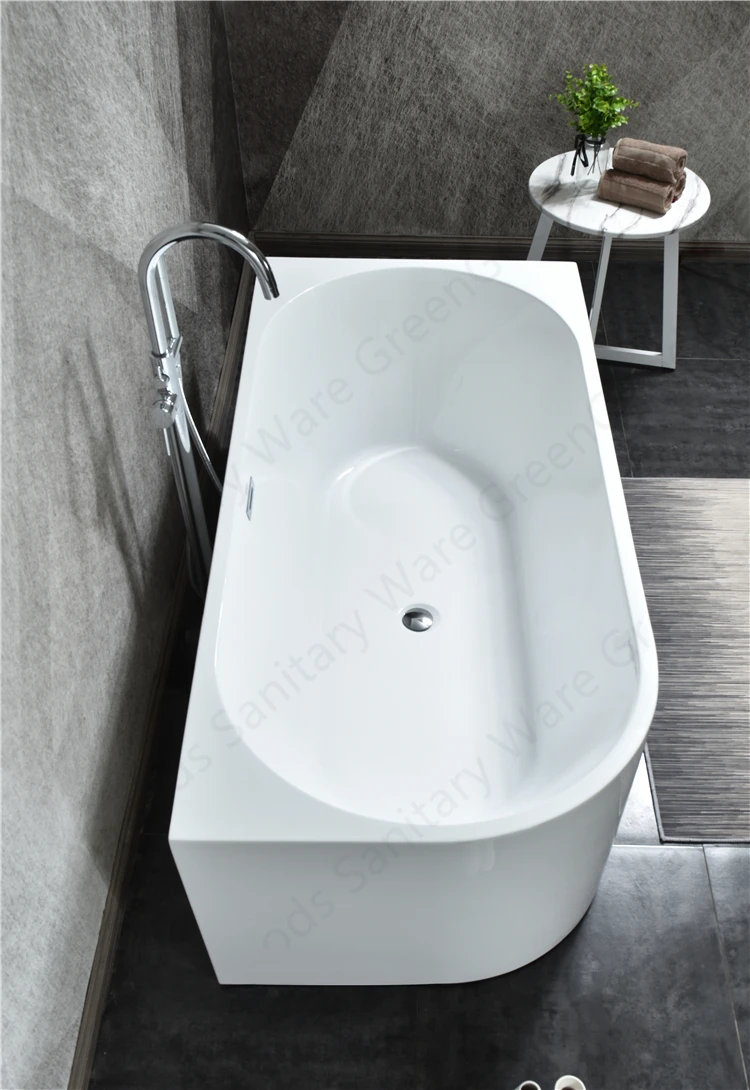 Back to Wall Corner Freestanding Bath 1500 Bathtubs