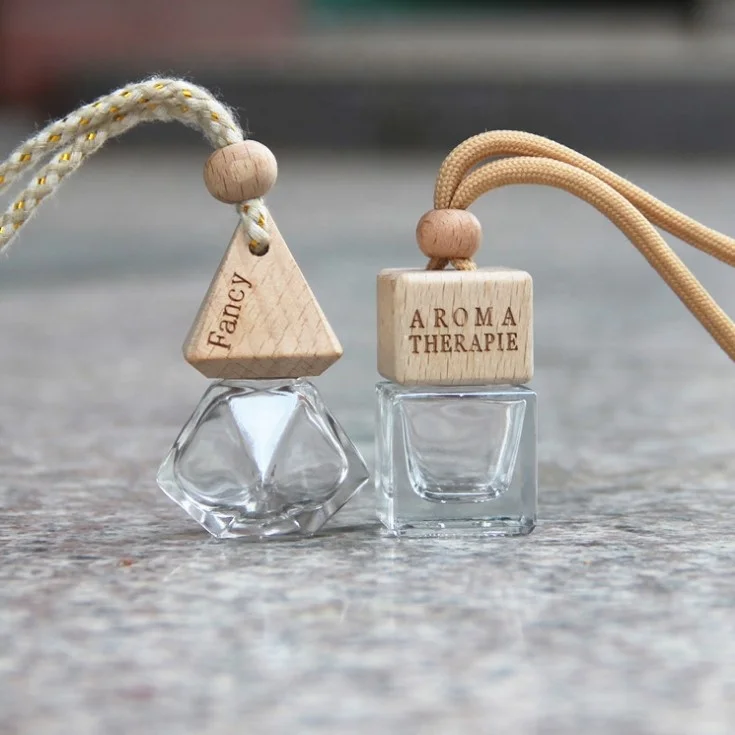 Lot De 20 Flacons Désodorisants à Suspendre En Verre - 5 Tailles (5ml à 10ml), Avec Ficelle Et Bouchon En Bois, Pour Voiture, Maison