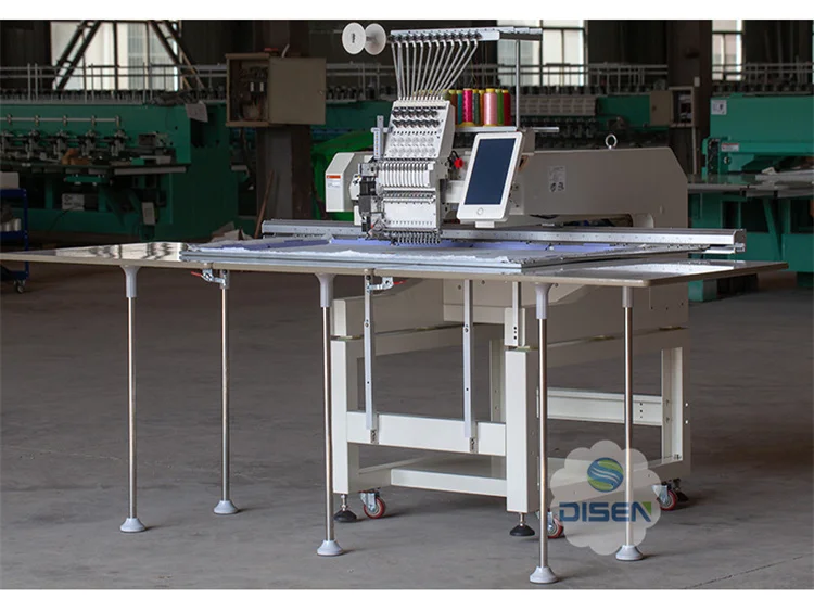 Dahao Home Use Computerized Small Auto Fareming Embroidery Machine New 1head Embroidery Machine 9 Color