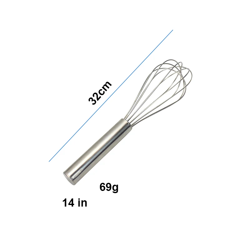 Flat Whisk 14-inch Stainless