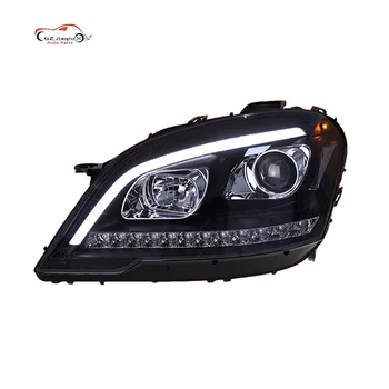 New Condition LED Lens for Mercedes-Benz MLGL09-12 W164 Headlight Assembly Modification with Daily Running Water Turn Signal