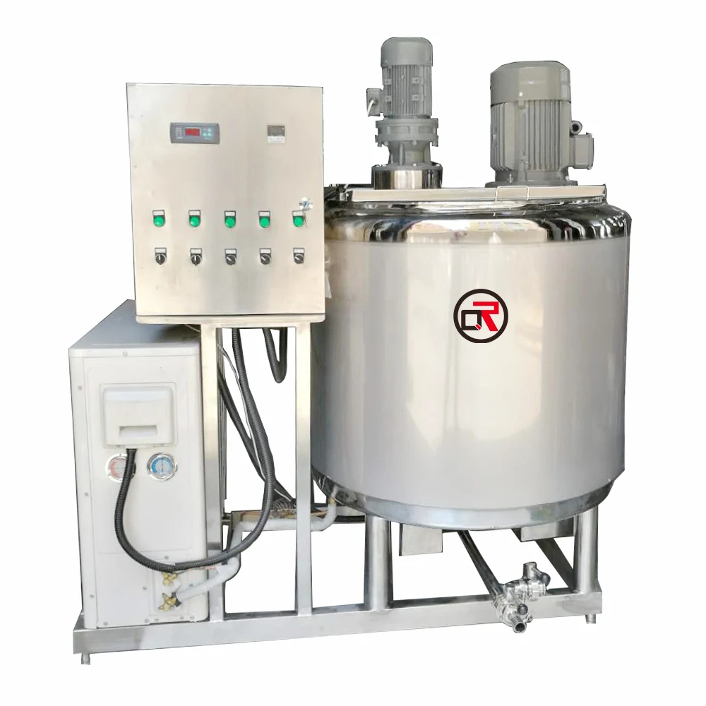 Custom Made Milk Storage Containers Milk Cooling Storage Tank 500l for Dairy Cooling