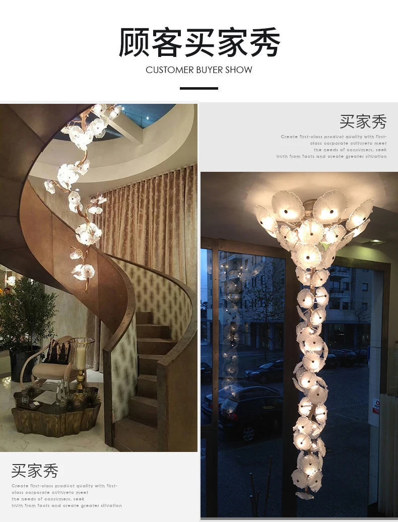 MEEROSEE Lamps And Lanterns Light Therapy Lamp Light Chandelier Specification Brass Long Nordic Chandelier dore MD86912