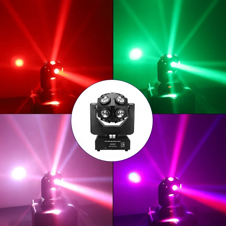 
Новое сценическое оборудование 12*10 Вт RGBW 4 в 1 светодиодное движущееся освещение, освещение для дискотеки, освещение для диджея 