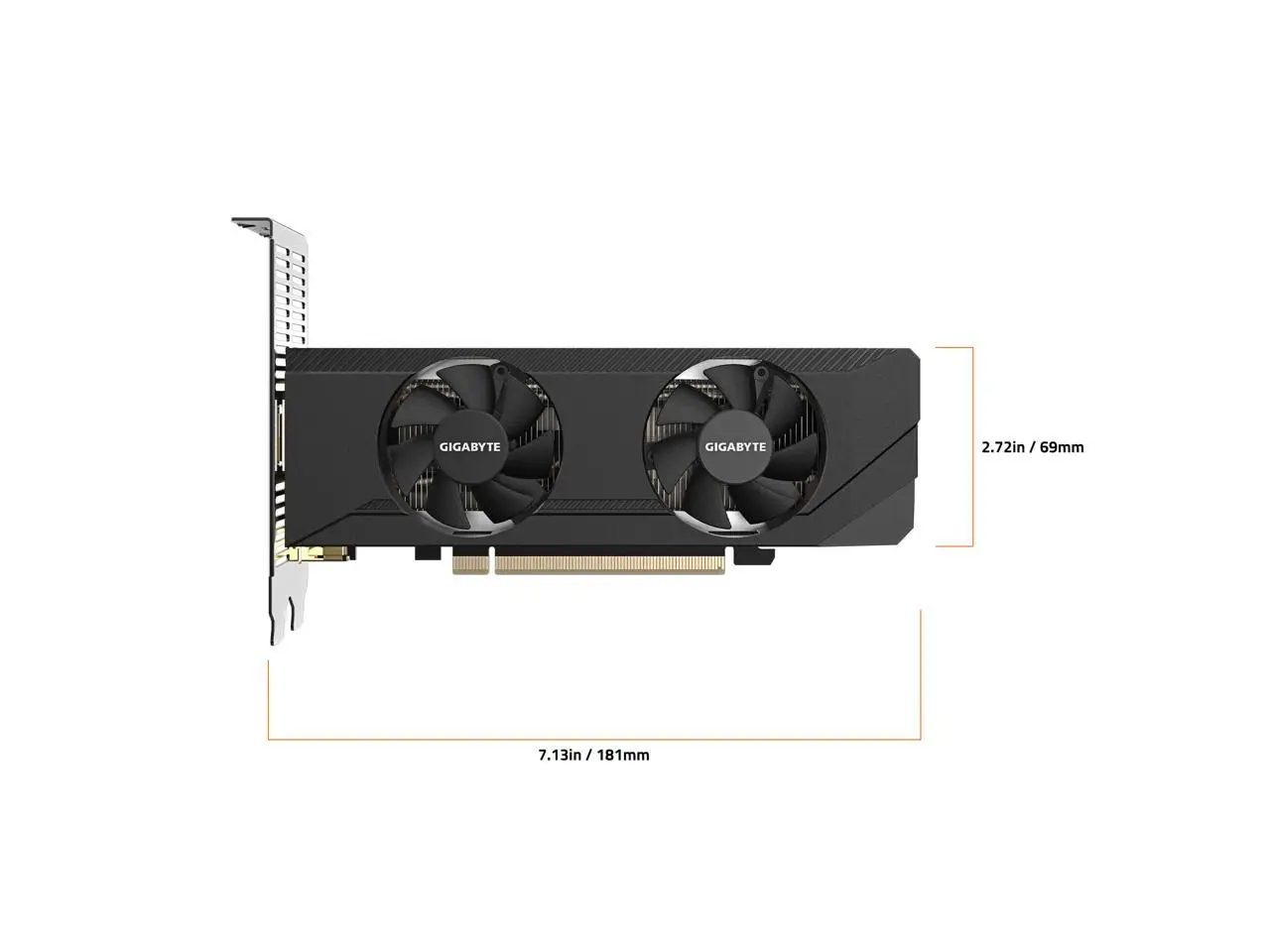 GIGABYTE Geforce RTX 3050 OC Low Profile 6G Graphics Card