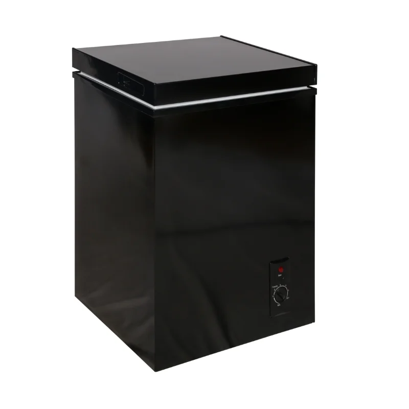 Mini Commercial 100L Portable Top Open Single Door Ice Cream Fridge Cold Food Chest Deep Freezer for Home