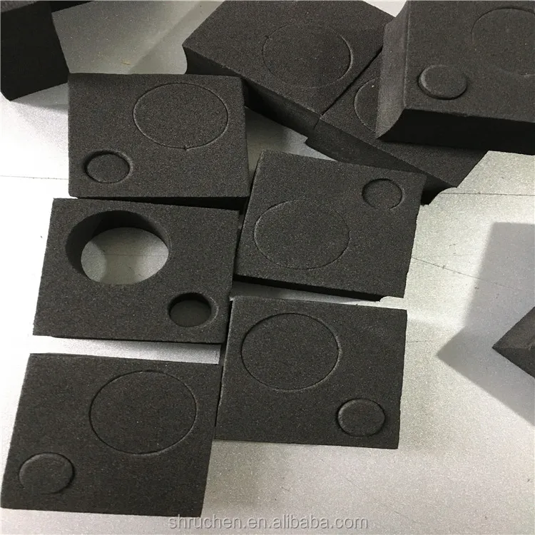 
 Пользовательский 5 мм черный пенопластовый неопреновый SBR резиновый лист  