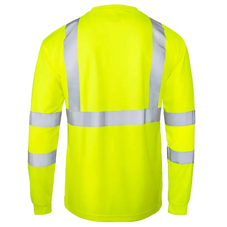 Quick Drying High Visibility Fire Resistant T Shirt Reflective Workwear ...