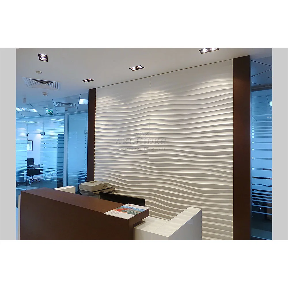 High Quality Modern Pattern 3d Wall Panel European Style Restaurant Flower 3d Wall Design  Decoration