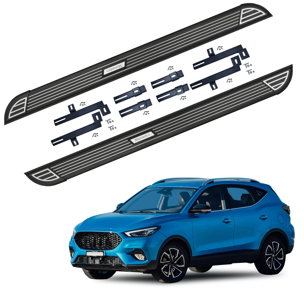 Sa Iba pang Mga Aksesorya sa Labas na Bahagi ng Katawan ng Universal SUV Custom LOGO Aluminum Alloy Side Step Running Board para sa MG ZS