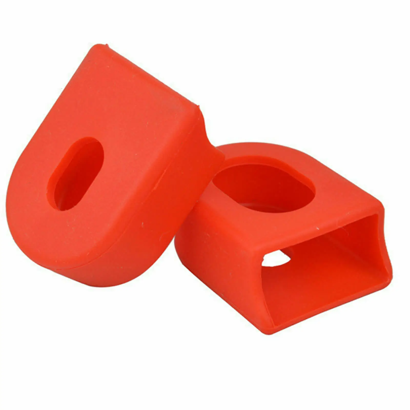 1Pair Bicycle Crank Protector Cover Silica Gel Race Face Mountain Bike Road Cycle Crank Boot Protectors