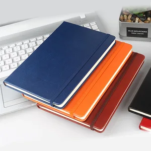 2026-2026 Eco-Friendly PU Leather Fitness Planner Template Custom Logo Hardcover Elastic Notebook with Paper Cover