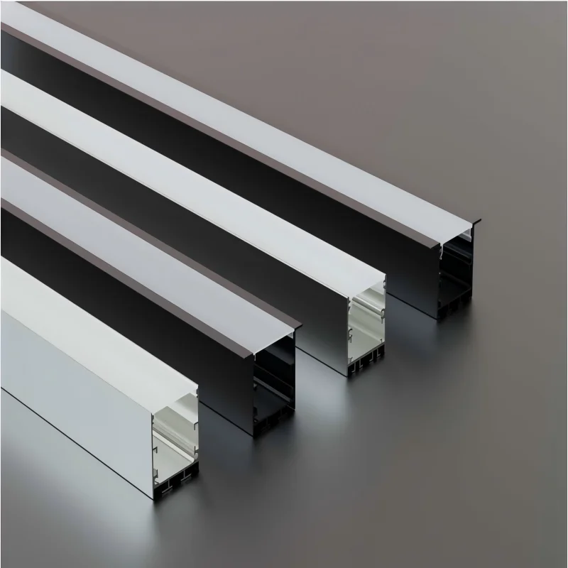 Aluminum Led Profile Light Outline T5 6000 Series Anodized High Bay ...