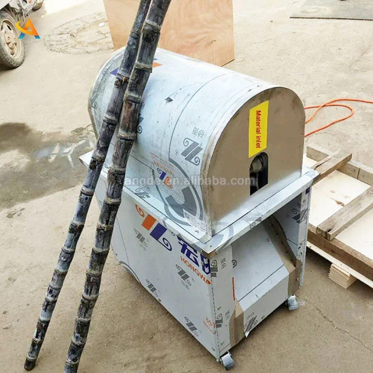 Automatic Sugar Cane Peeling Machine Fast Sugar Cane Peel Scraping Machine Good Output Sugarcane Peeler