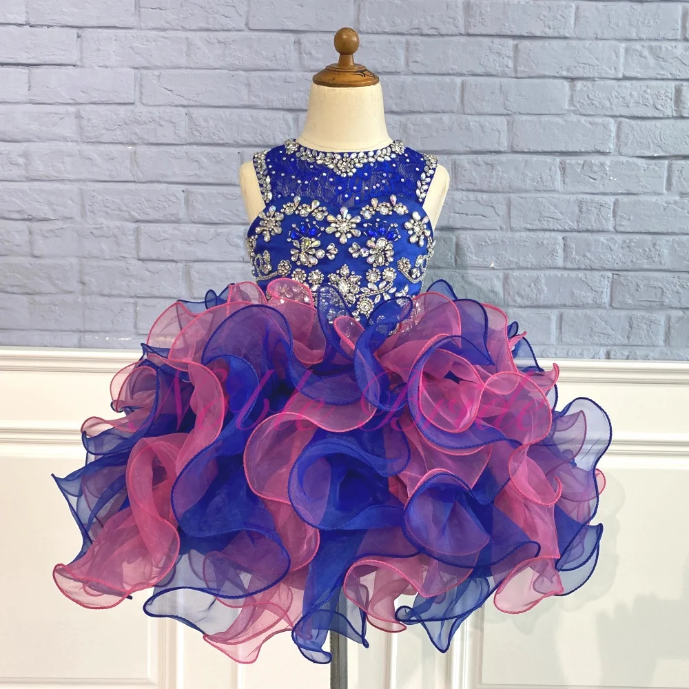 strapless open back dress 1301) Off shoulder flat glitz national pageant dress. (purple) /3 ~ –  janicejackie main image 0