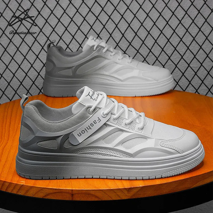 New Mens Running Shoes Gradient Color Breathable Men Footwear Trainer Fashion Male Casual White Shoes for Men