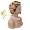 Ombre Curly Short Wig