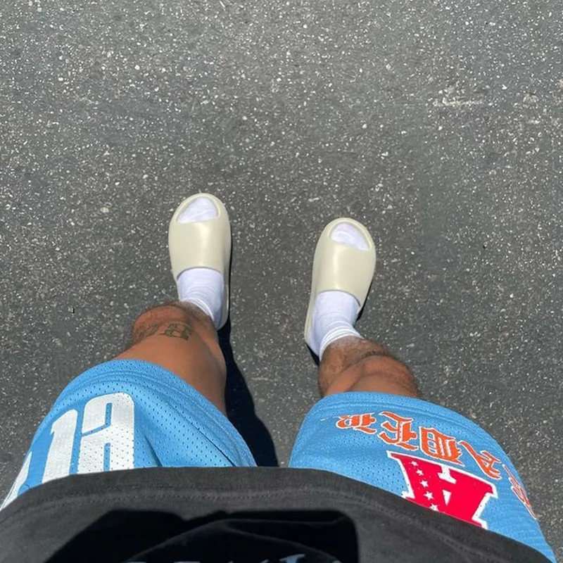 Eric EE Mænd Silketryk Pocke Shor Elastisk linning Sommer Mænds Mesh Basketball Shor Custom Til Mænd Mesh511_voghion.com