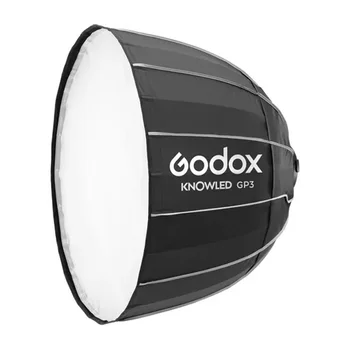 Godox GP3 GP4 GP5 Parabolic Softbox for KNOWLED MG1200Bi Bi-Color LED Light White Circular Parabolic Softbox