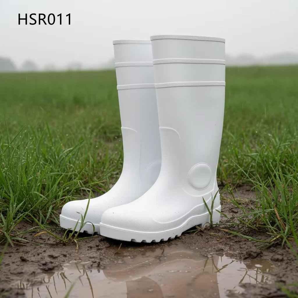 HY,Aquatic Products Integrated PVC Gumboots for All-season Suitable Multi Colors Available Wash Resistant Rubber Boots HSR011