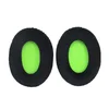 Velours Noir avec vert