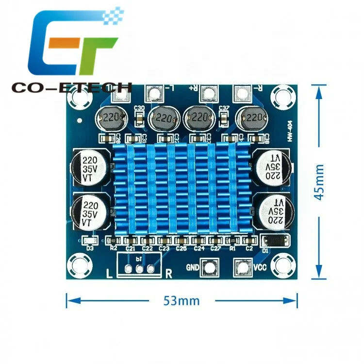 DC 8-26V 12V 24V 30W3Aデジタルステレオダブルオーディオパワー