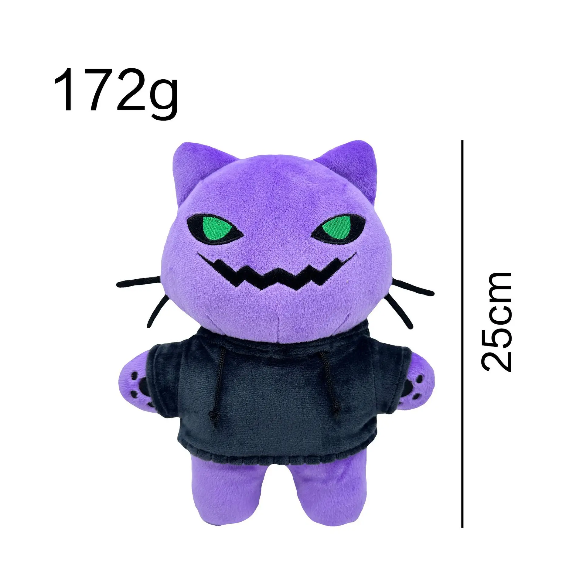 2023新しいデザインの電話猫ぬいぐるみ漫画悪魔ぬいぐるみ人形