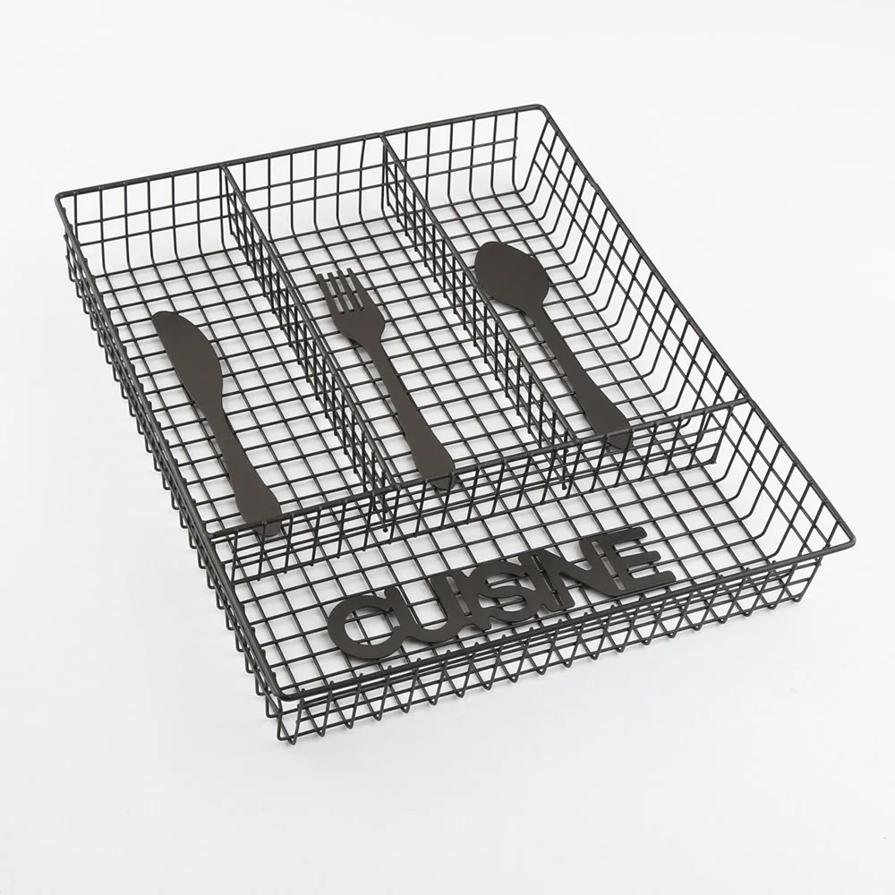 Kitchen Silverware Organizer with 5 Compartments Flatware Drawer Organizer Tray