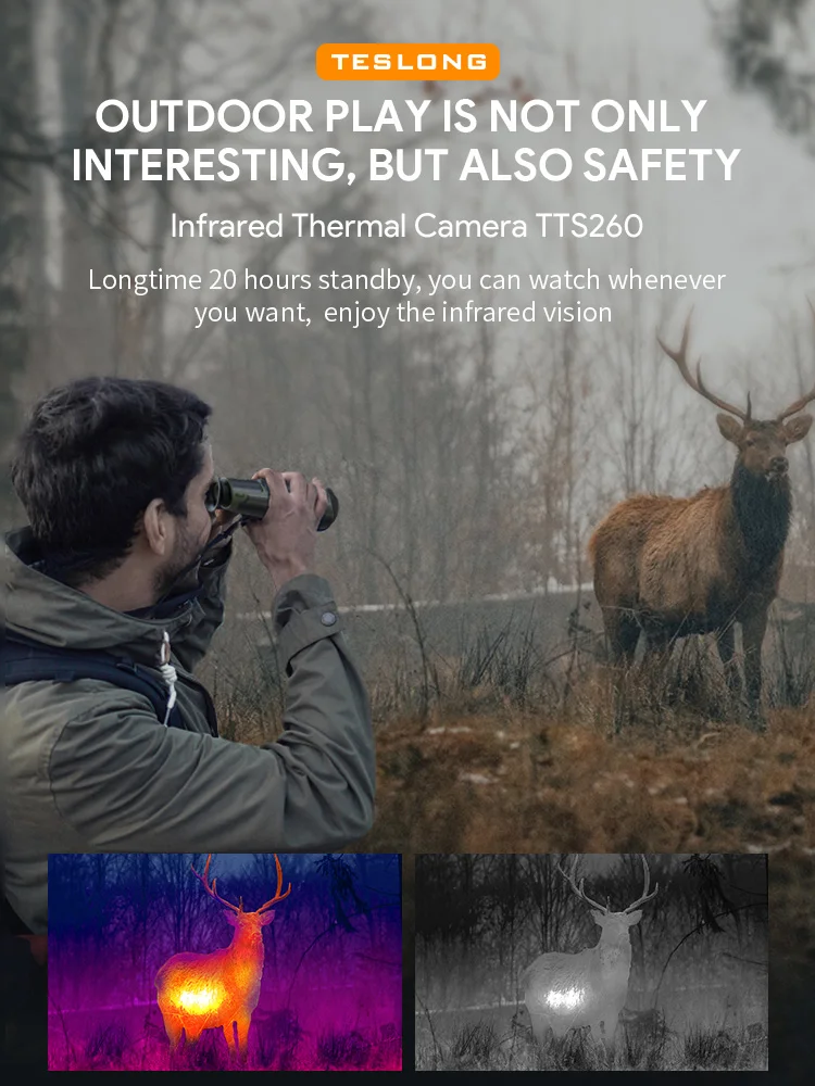 New design Monocular Thermal Vision Camera TTS260 260*200 HD Infrared