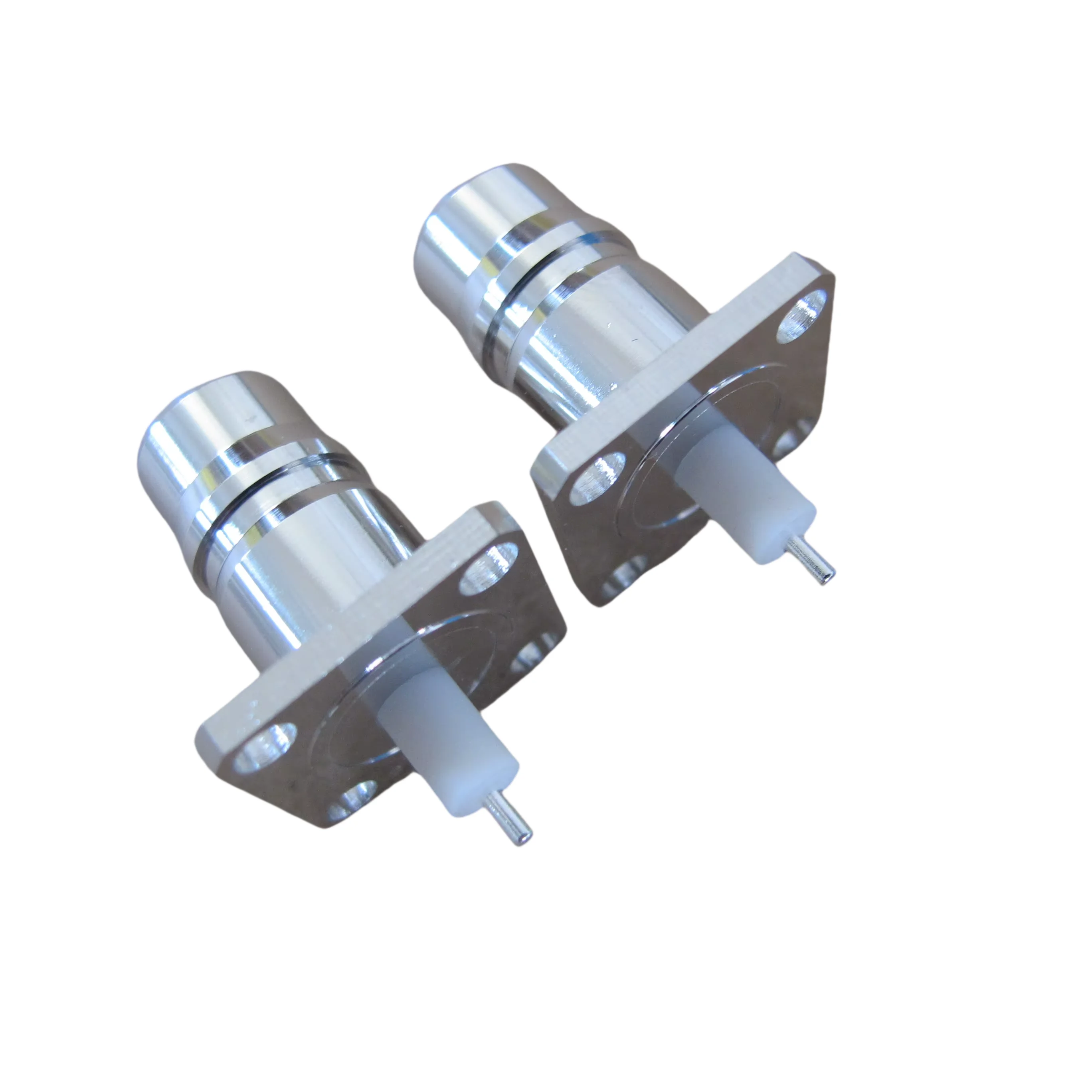 QN Female Flange with Straight Panel Receptacle Jack Mount Connector RF Application