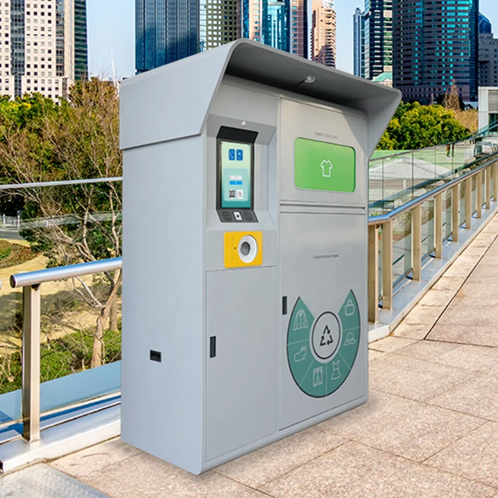 Intelligent Recycling Box Smart Donation Bin Smart Clothes Recycling Waste Bin