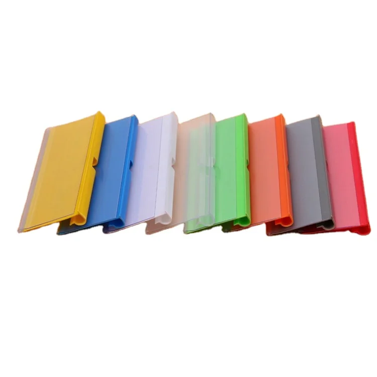 Single Color Supermarket PVC Flip Scan Snap-on Shelf Plastic Price Data ...