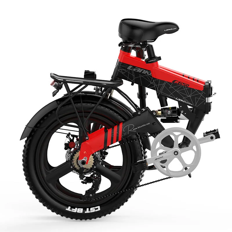 LANKELEISI G650 20 Inches Foldable Electric Bike Mountain Ebike
