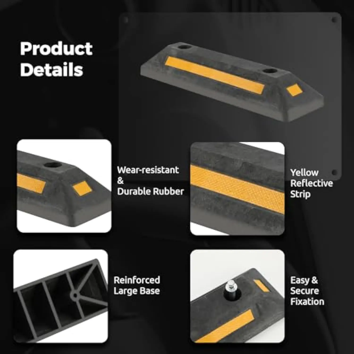 Vehicle Parking Gadget For Protecting Car And Garage Wall,Cars Stopper