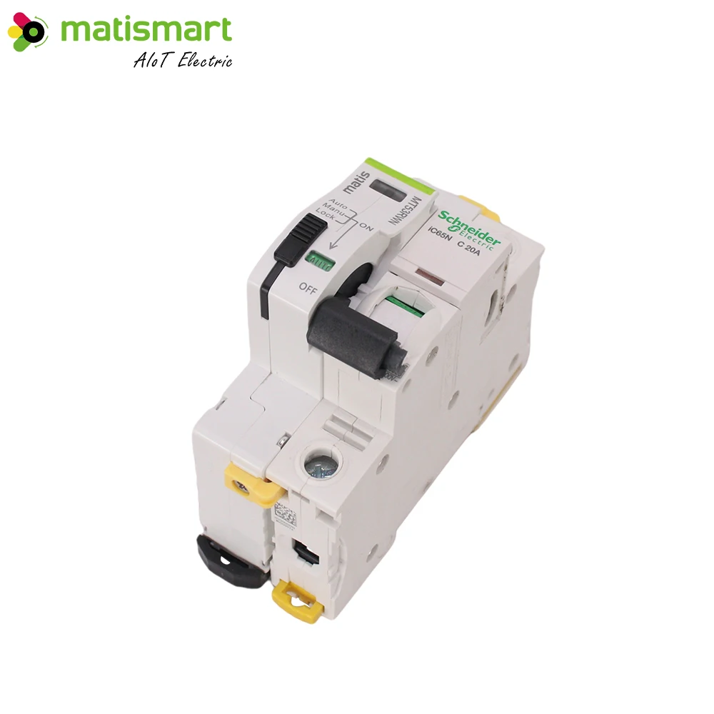 Matismart MT53RWN Remote Controller Automatic Circuit Recloser Mcb Rccb Rcbo Tuya Smart Circuit Breaker Wifi Smart Home Products